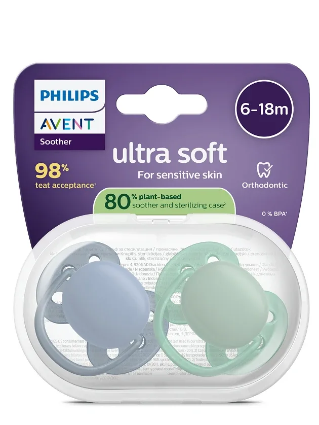 Philips Avent māneklītis ultra soft 6-18 m, 2 gb.