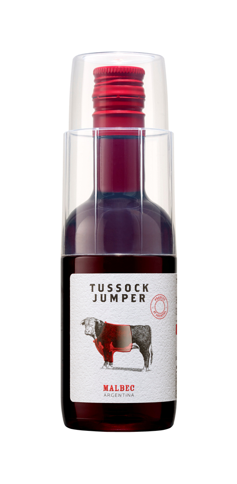 SARKANVĪNS TUSSOCK JUMPER MALBEC, SAUSS, 13%-14%, 0.187L