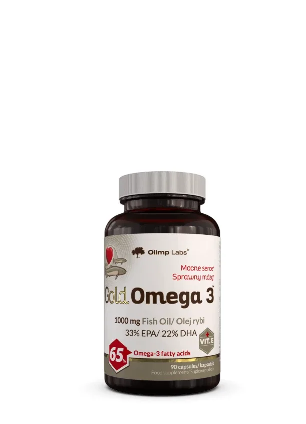 Olimp Labs® Gold Omega-3 1000 zivju eļļa, 90 kapsulas