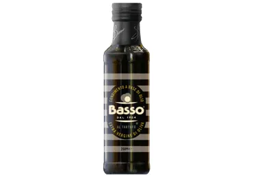 OLĪVEĻĻA EXTRA VIRGIN BASSO AR TRIFELĒM 250ML