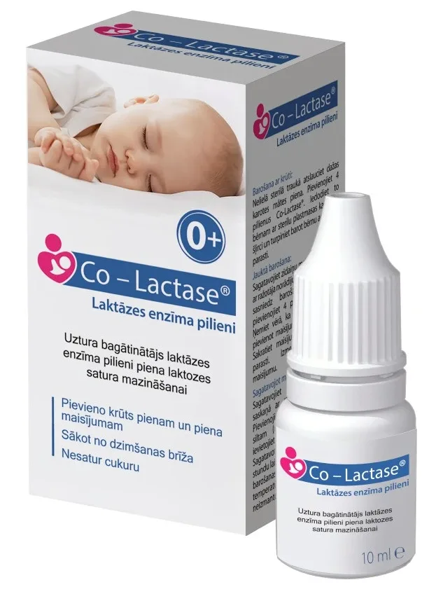 Co-lactase laktāzes ferments pilienos zīdaiņiem, 10 ml