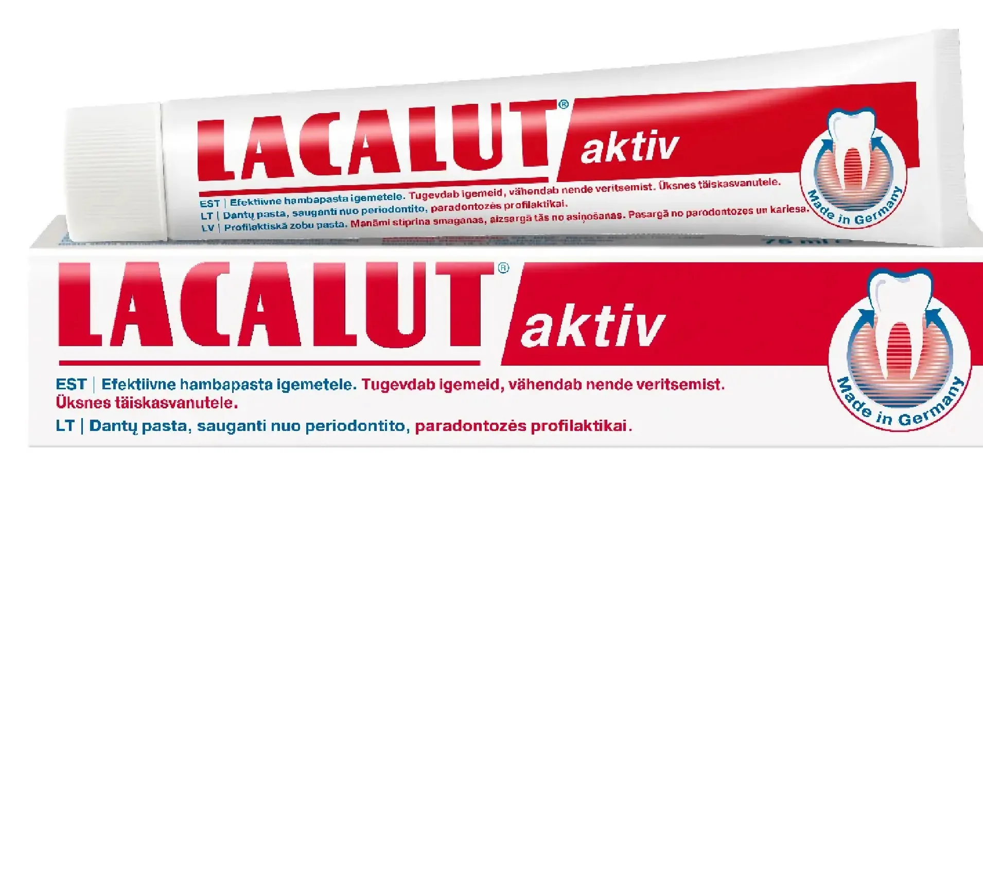 ZOBU PASTA LACALUT AKTIV, 75ML