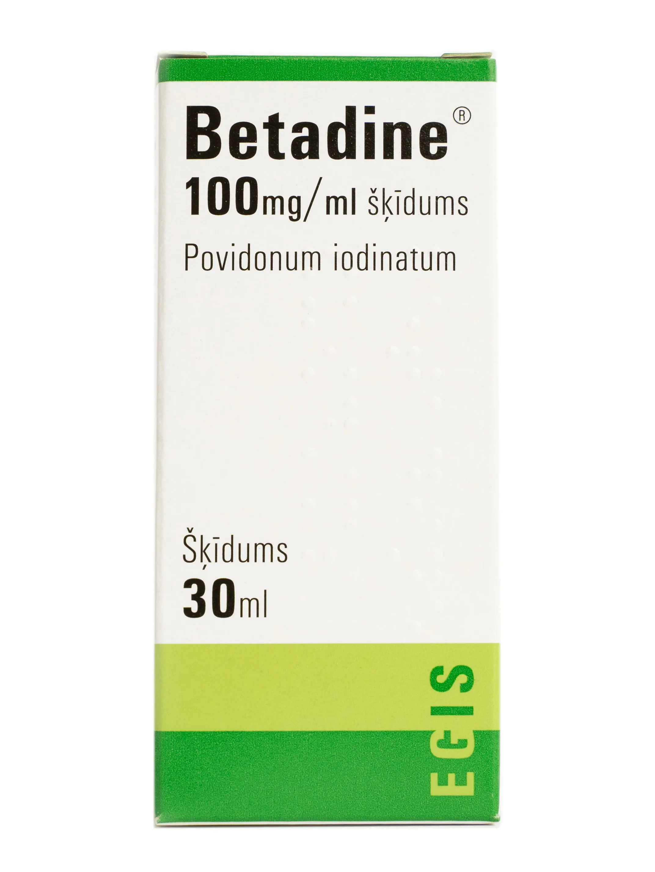 Betadine 10% šķīdums, 30 ml