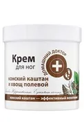 DOMAŠNIJ DOKTOR KRĒMS KĀJĀM AR ZIRGKASTANI UN LAUKA KOSU, 250ML
