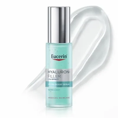 Eucerin Hyaluron-Filler +3X Effect intensīvi mitrinošs serums ar hialuronskābi un glicerīnu 30 ml