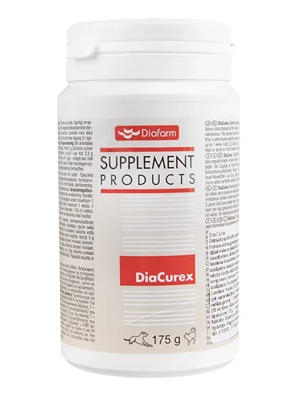 Diafarm Diacurex pūderis suņiem un kaķiem, 175 g
