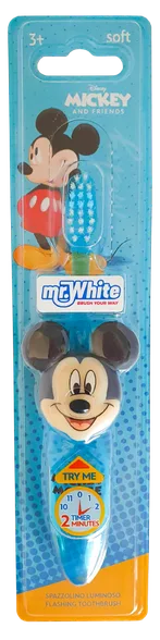 Mr. White Mickey Mouse zobu birste, 1 gab.