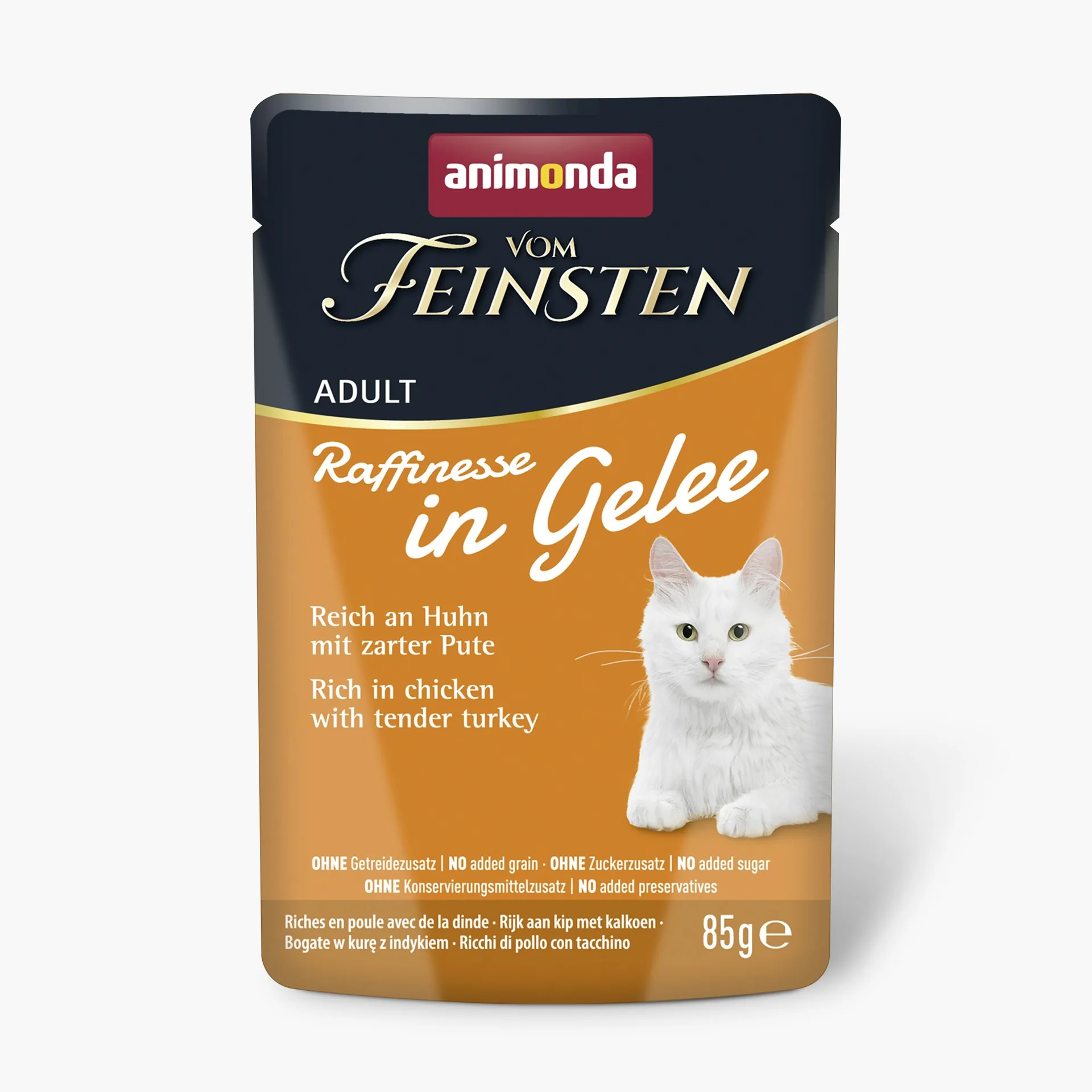 KONSERVI KAĶIEM ANIMONDA VOM FEINSTEN RAFFINESSE, VISTA, TĪTARS ŽĒLEJĀ, 85G