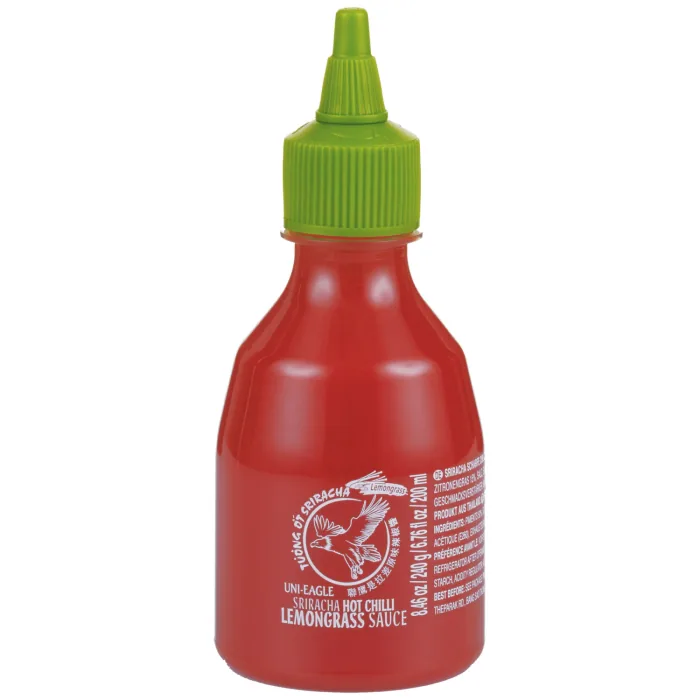 MĒRCE UNI-EAGLE ASĀ ČILI SRIRAČA AR CITRONZĀLI 240G