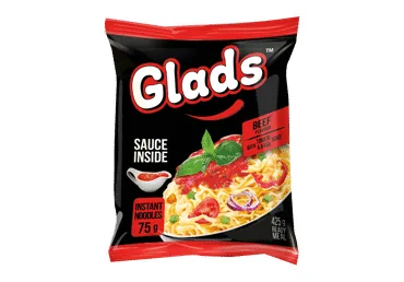 ĀTRI PAGATAVOJAMAS NŪDELES GLADS AR LIELLOPU GAĻAS GARŠU 75G