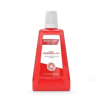 Parodont Active Chlorhexidine 0,05% mutes skalojamais līdzeklis 300 ml