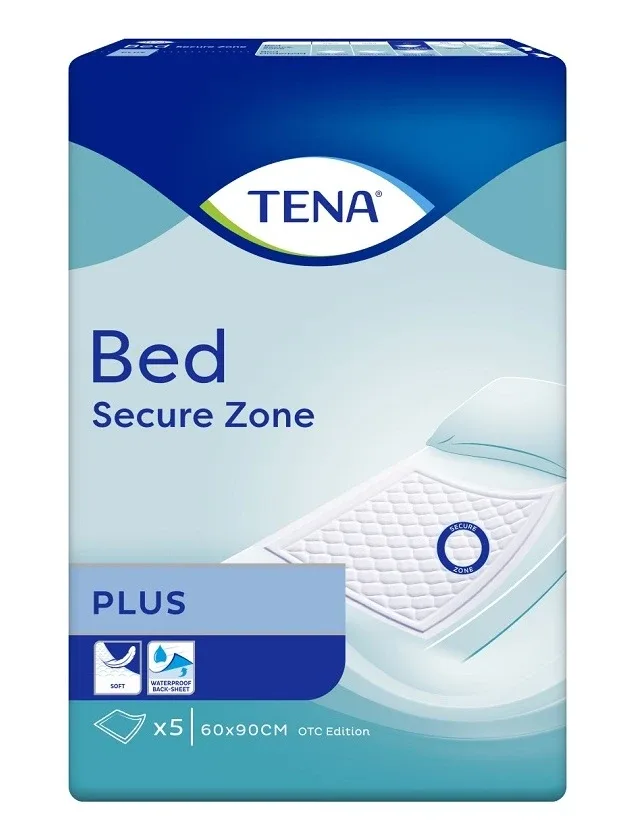 Tena Bed Plus paladziņi 60 x 90 cm, 5 gb.