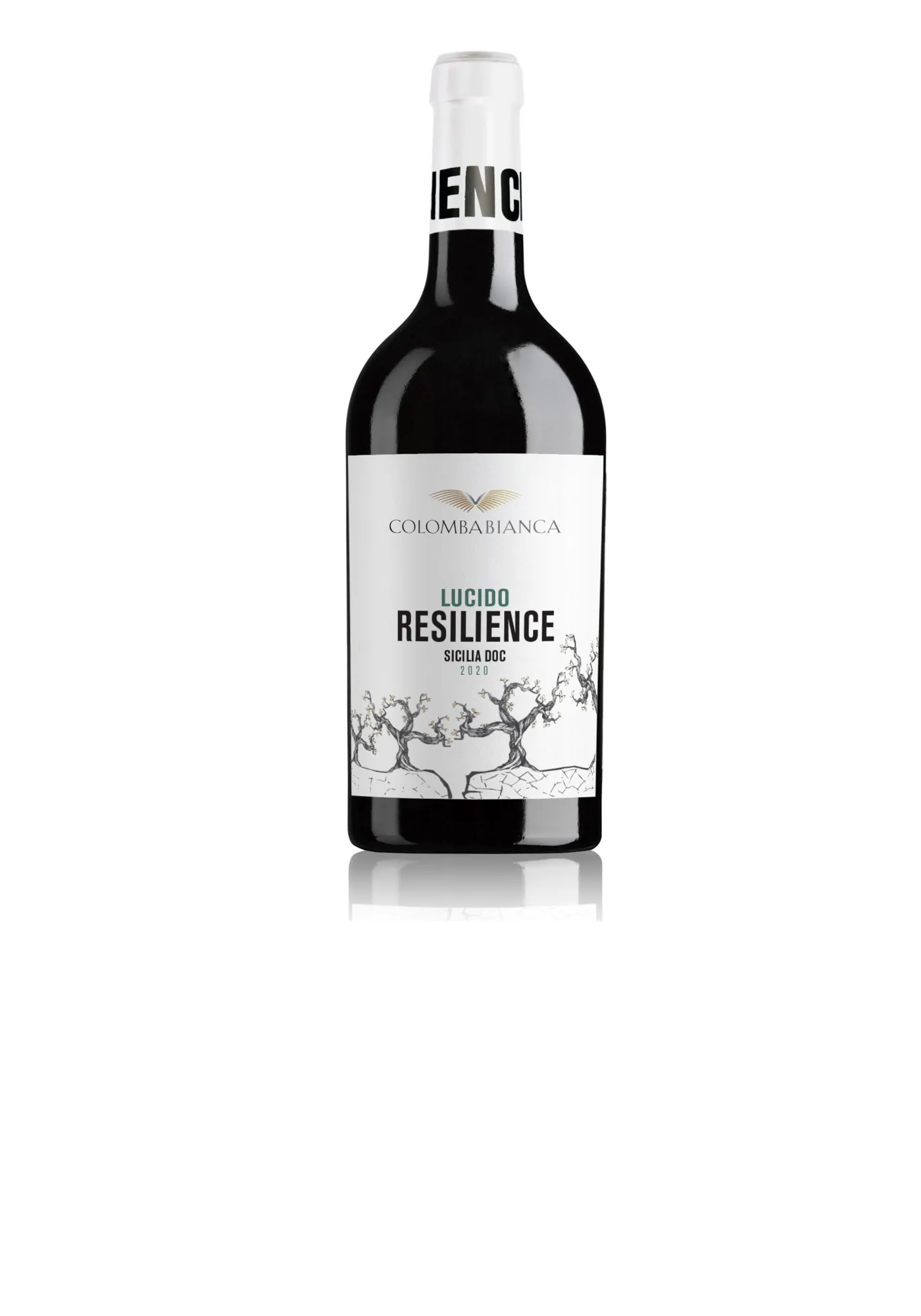 Baltvīns Colomba Bianca BIO Resilience Lucido sicilia DOC, sauss, 12,5%, 0,75 l