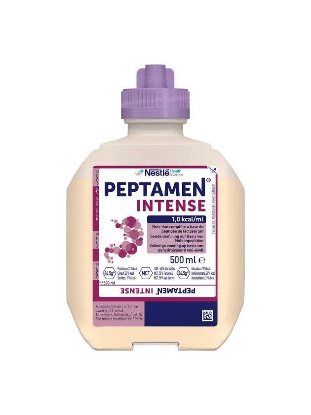 Nestle Peptamen Intense Neutral pārtika medicīniskiem nolūkiem, 500 ml