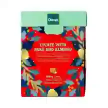 Цейлонский чёрный чай Dilmah с ароматом личи, миндаля и розы, 100 г