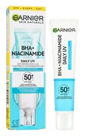 GARNIER PURE ACTIVE UV FLUĪDS AR BHA UN NIACINAMĪDU PRET ĀDAS NEPILNĪBĀM, SPF50, 40ML