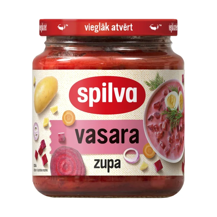 KONSERVĒTĀ AUKSTĀ ZUPA SPILVA VASARA 530G