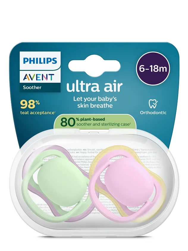 Philips Avent Ultra Air māneklītis 6-18 m, 2 gb.