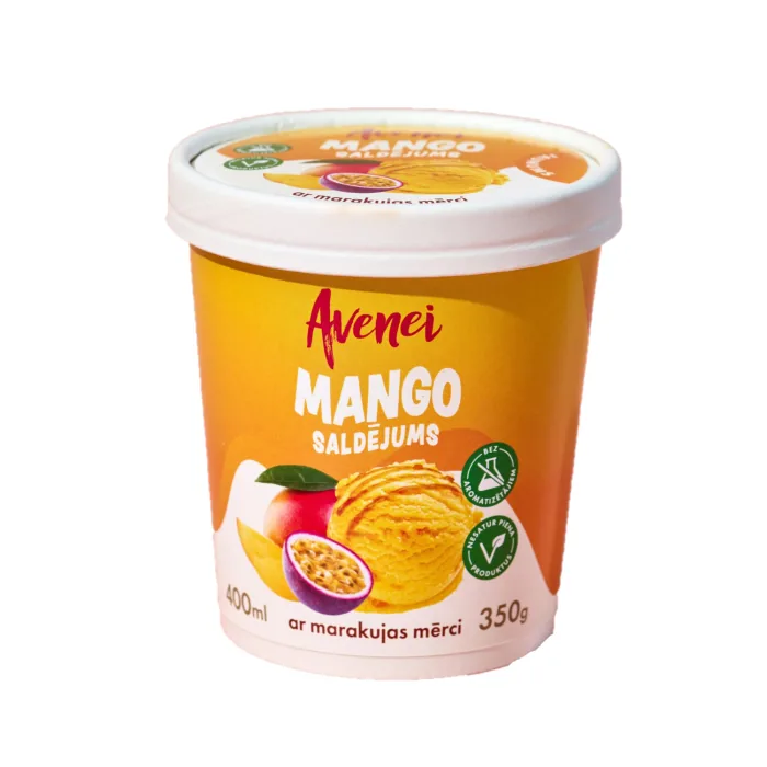 SALDĒJUMS AVENEI MANGO - MARAKUJAS 400ML/350G