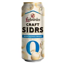BEZALKOHOLISKAIS SIDRS LIELVĀRDES CRAFT 0,5L