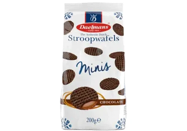 MINI STROPVAFELES AR ŠOKOLĀDI DAELMANS 200G