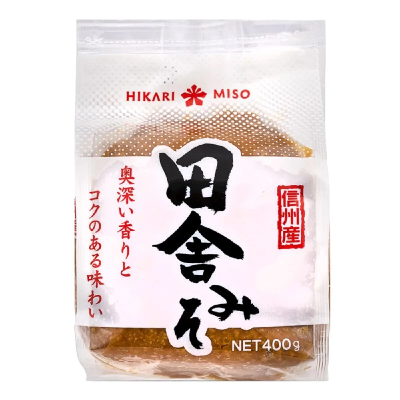 SARKANĀ MISO PASTA HIRAKI, 400G