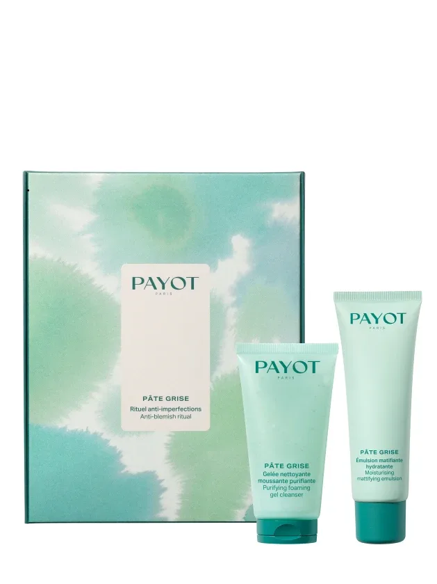 Payot Pate Grise Komplekts - attīroša želeja 50 ml + sejas krēms 50 ml