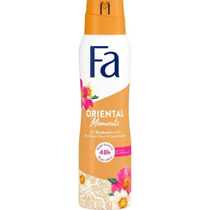 DEZODORANTS FA ORIENTAL MOMENT IZSMIDZINĀMS 150ML