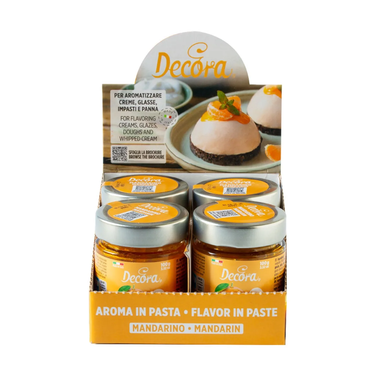 MANDARĪNU PASTA DECORA, 100G