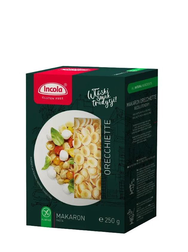 Безглютеновая паста орекьетте Incola, 250 г