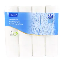 TUALETES PAPĪRS RIMI 32 RUĻĻI, 3 SLĀŅI, 140 SLOKSNES