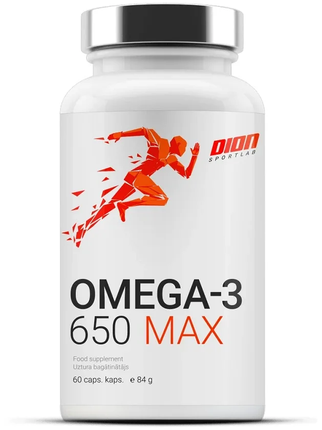 Dion Sportlab Omega 3 650 max, 60 kapsulas