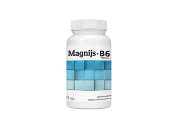 UZTURA BAGĀTINĀTĀJS MAGNIJS 200MG + B6 30 TABLETES