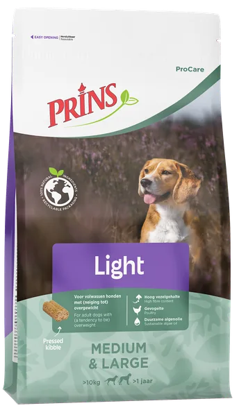 Prins Procare Light Low calorie sausā barība, 3 kg