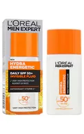 L`OREAL PARIS MEN EXPERT HYDRA ENERGETIC NEREDZAMS DIENAS FLUĪDS SPF50+, 50ML