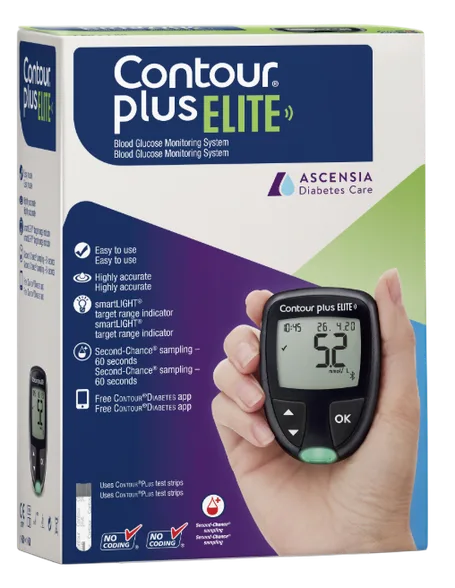 Contour Plus Elite Glikometrs, 1 gab.