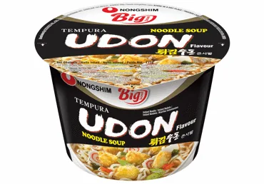 ĀTRI PAGATAVOJAMA NŪDEĻU ZUPA UDON TEMPURA NONGSHIM 111G