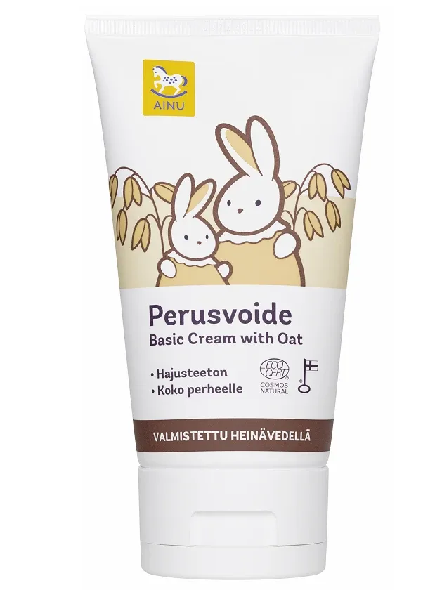 Ainu Baby Eco pamatkrēms ar auzām, 150 ml