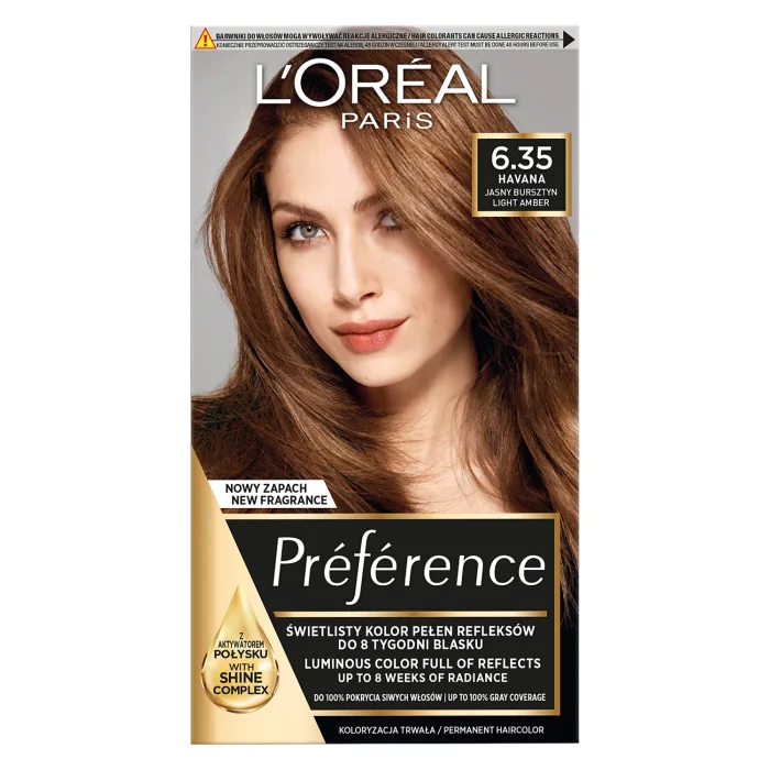 MATU KRĀSA L'OREAL PREFERENCE#6.35