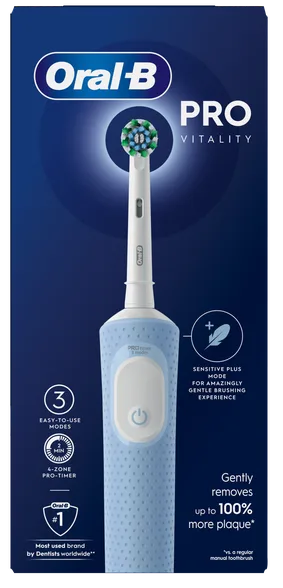 Oral-B Vitality Pro Protect X clean vapor blue elektriskā zobu birste, 1 gab.