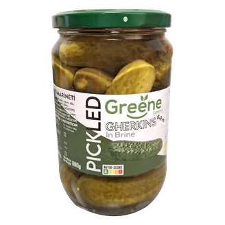 GURĶI GREENE MARINĒTI 6-9CM 680G