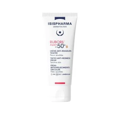 Isispharma Ruboril Expert SPF50+ tonēts krēms pret apsārtumu 40 ml