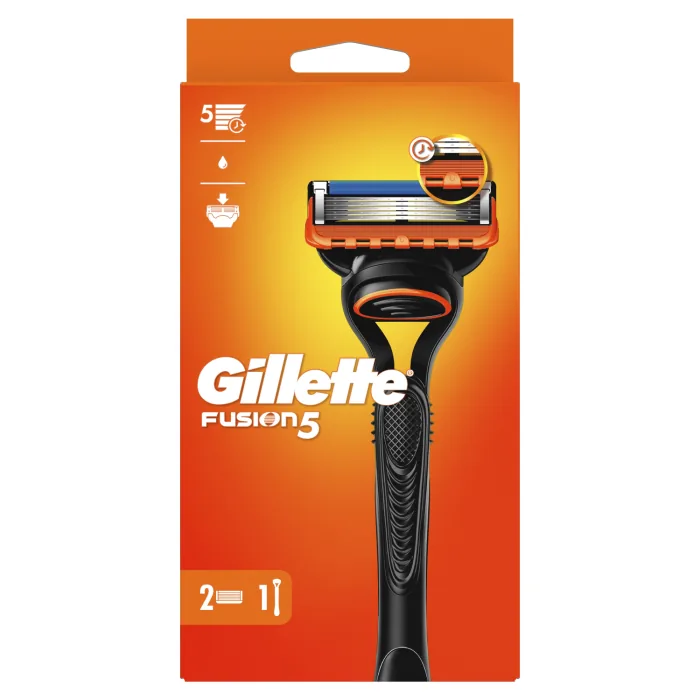SKŪŠANĀS APARĀTS GILLETTE FUSION + 2 KASETES