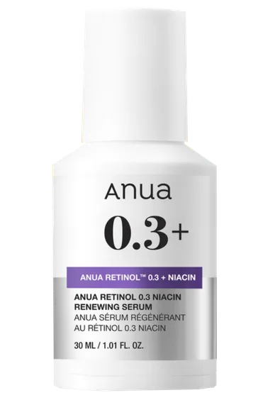 Anua Nano Retinol 0,3% + niacin renewing serums, 30 ml