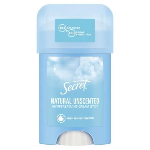 ANTIPERSPIRANTS-KRĒMS SECRET NATURAL 40ML
