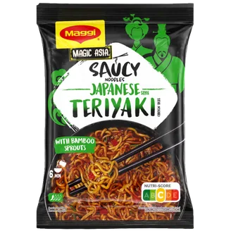 NŪDELES MAGGI MAGIC ASIA TERIYAKI 128G