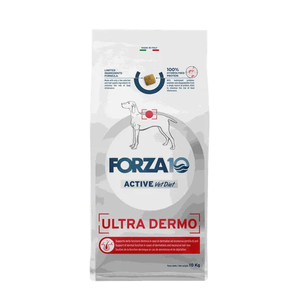 FORZA10 Active Vetdiet Ultra dermo, suņiem sausā barība, 10 kg