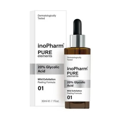 Inopharm Pure Elements 20% glycolic acid sejas pīlings 30 ml