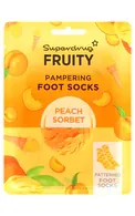 SUPERDRUG PEACH SORBET MASKA PĒDĀM, 1 PĀRIS