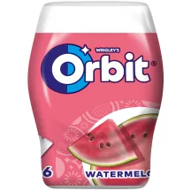 KOŠĻĀJAMĀ GUMIJA ORBIT WATERMELON AR SALDINĀTĀJU 64G